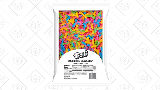 Trolli Large Sour Brite Crawlers Gummi Candy Worms, 5lb Bulk Bag | $12 | Amazon | After 20% off coupon